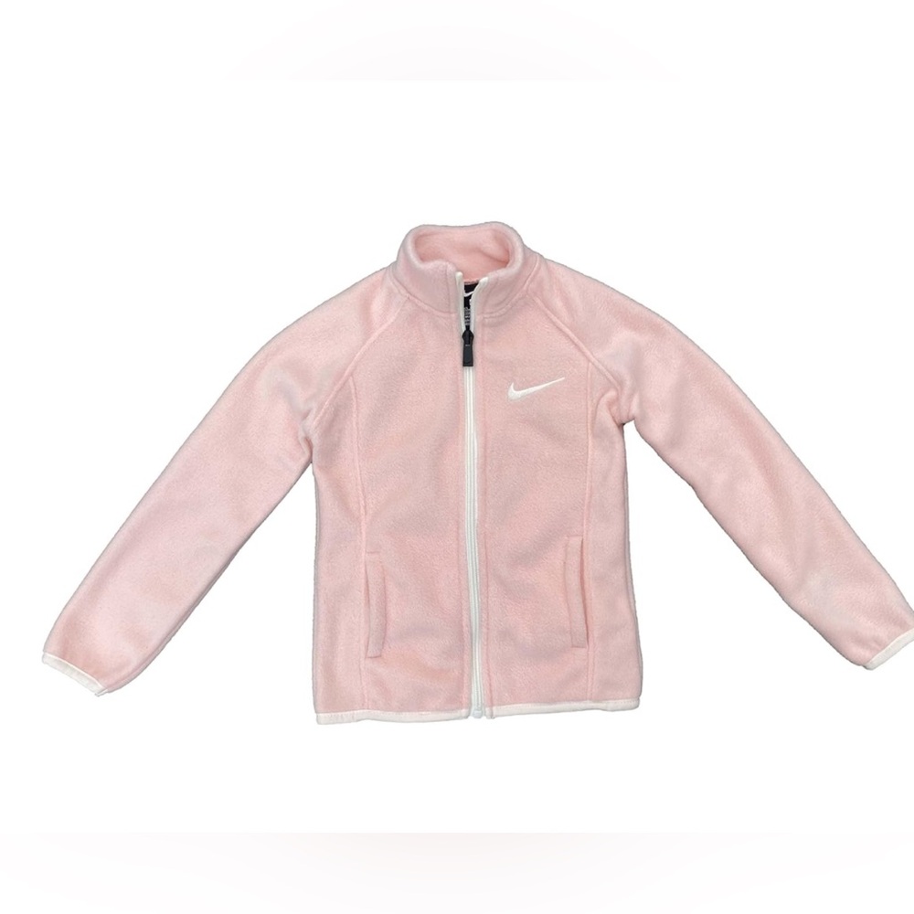 Nike Little Girls Full Zip Fleece Jacket (E_P(36F655-AB6)/W, 4 Years